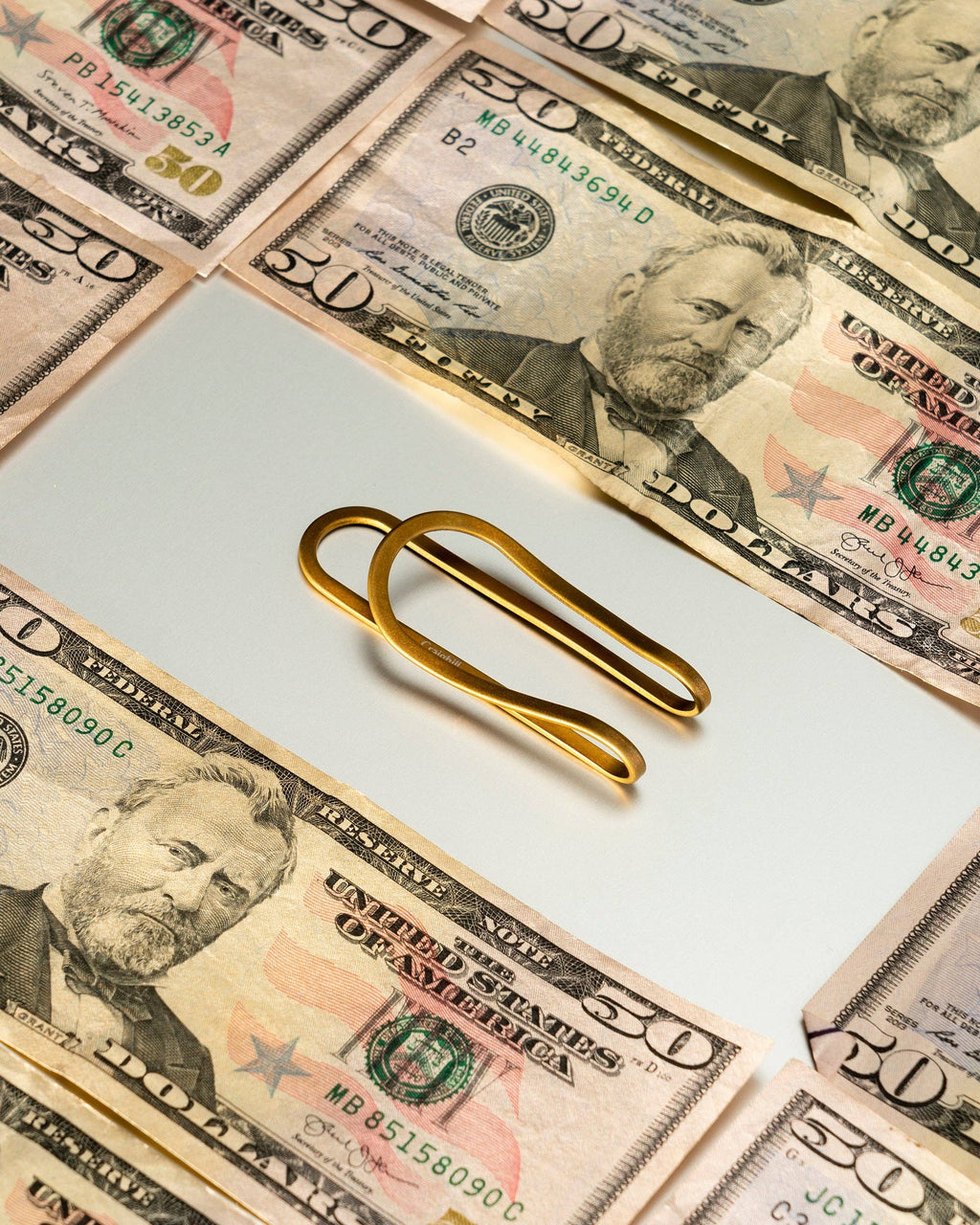 Station Money Clip: Vapor Bronze