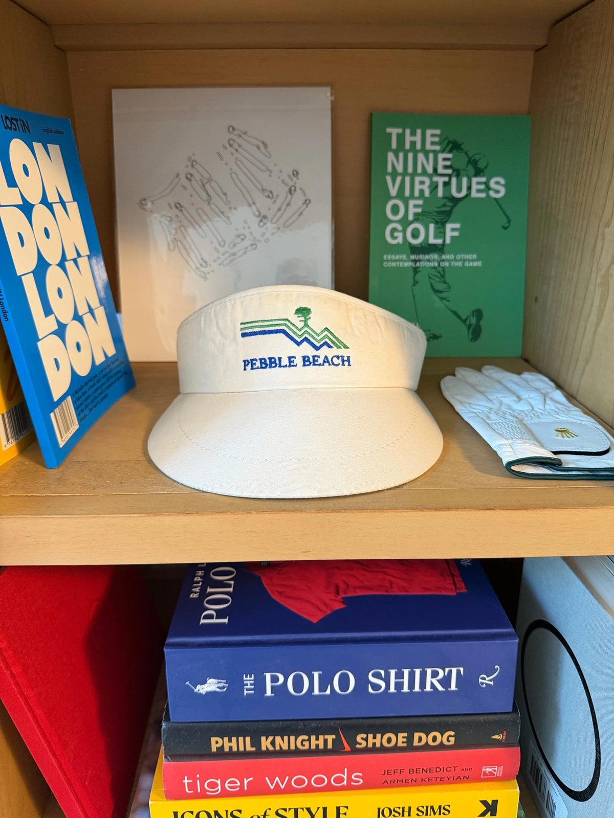 Vintage Pebble Beach Tour Visor