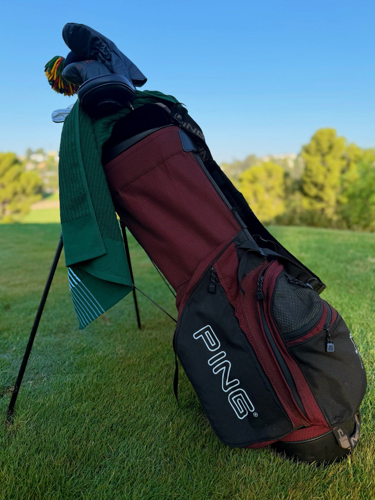 Original Ping Hoofer Two Single Strap Golf Bag