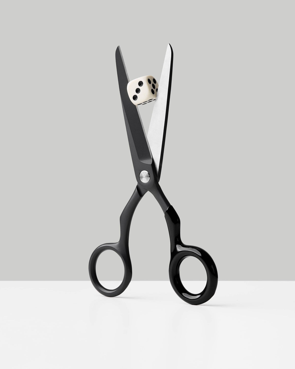 Spectra Scissors: Cream + Forest Green