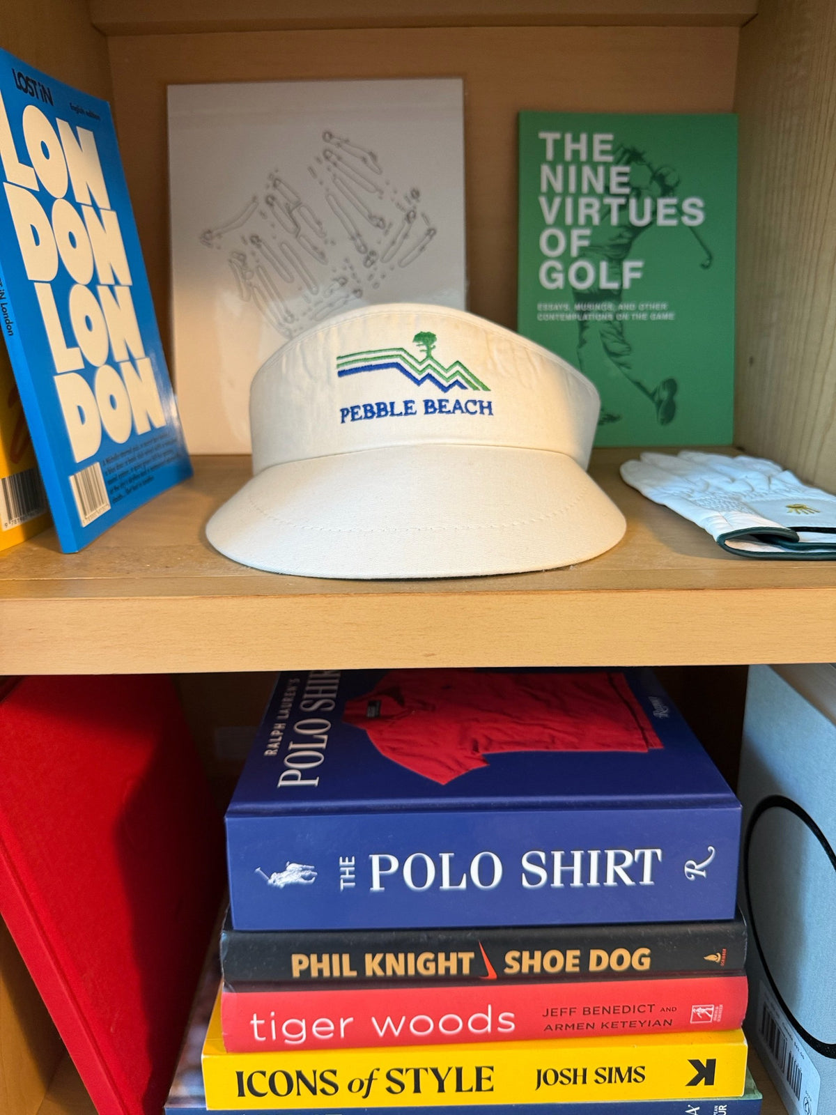 Vintage Pebble Beach Tour Visor