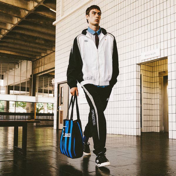 Umbro Men's Relaxed Track Jacket: White / XL