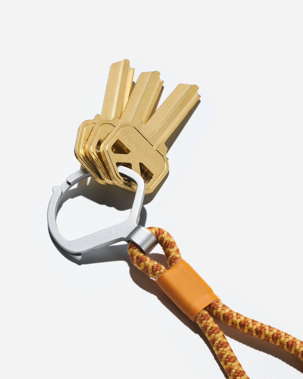 Rope Split Ring: Orange