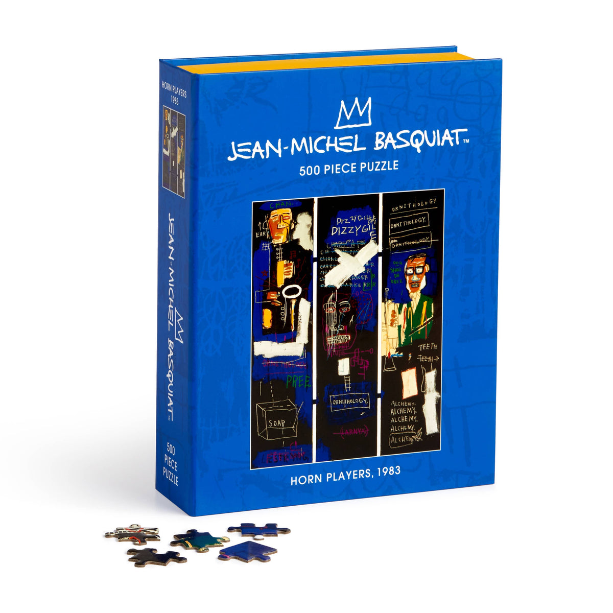 Basquiat Horn Players 500 Piece Book Puzzle