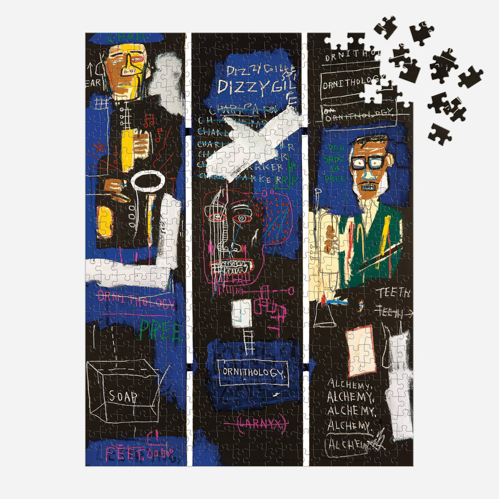 Basquiat Horn Players 500 Piece Book Puzzle