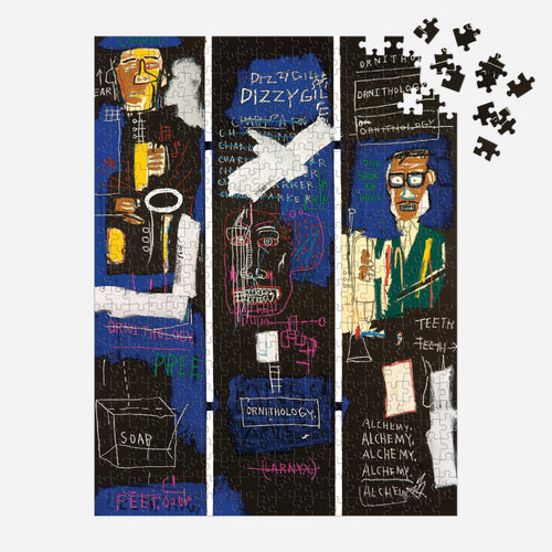 Basquiat Horn Players 500 Piece Book Puzzle