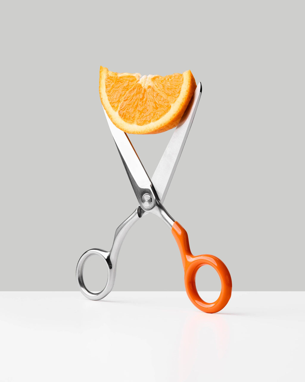 Spectra Scissors: Stainless Steel + Orange